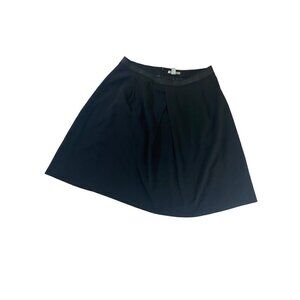 White House Black Market Women's Black Knee Length Skirt - 14